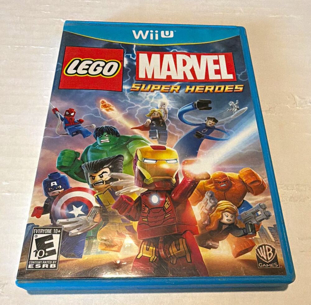 LEGO Marvel Super Heroes Nintendo Wii U Action & Adventure, E10+, Disc w/ Case
